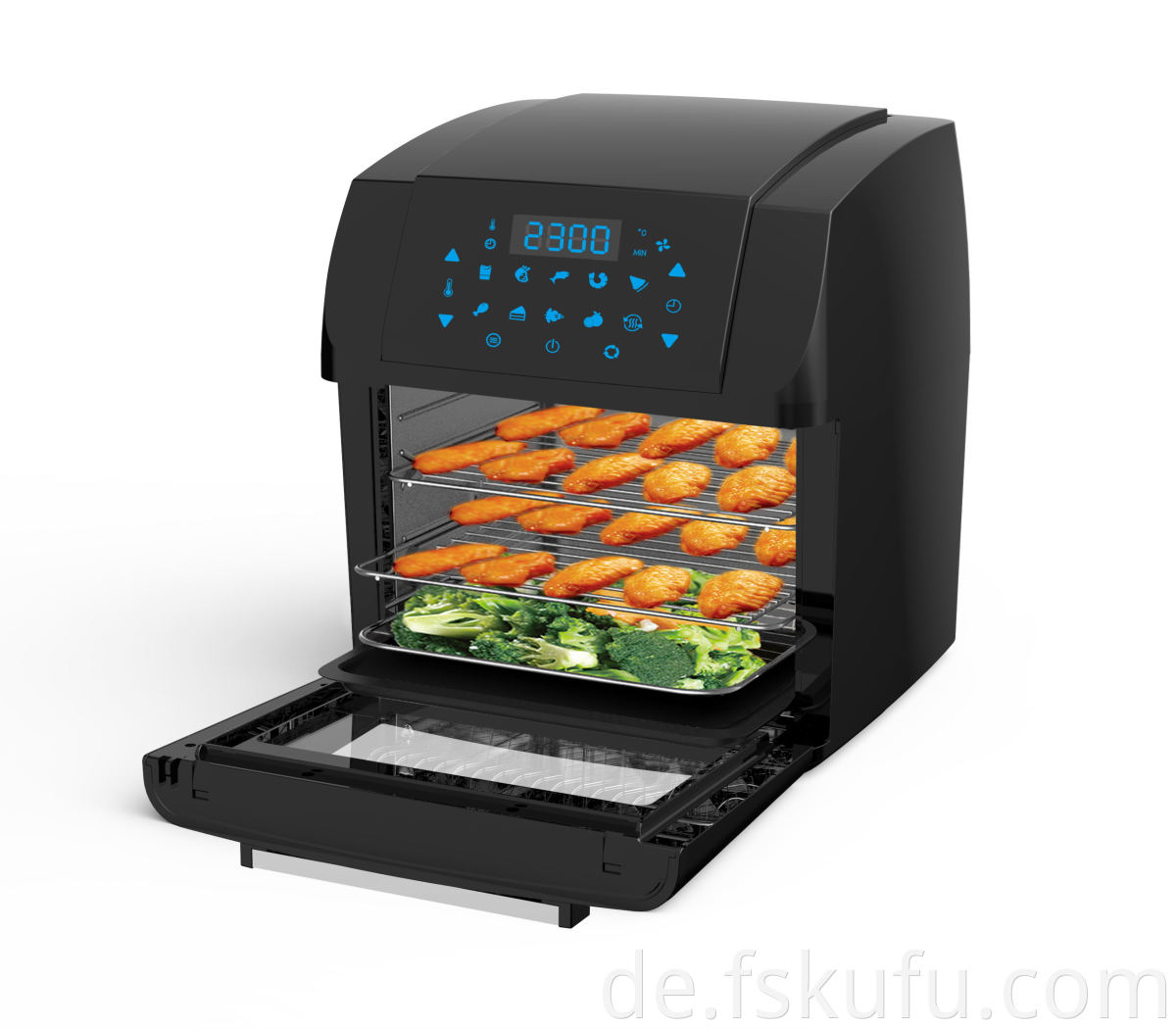 2021 Neuester Power Air Fryer Ofen ohne Öl 12L Air Fryer